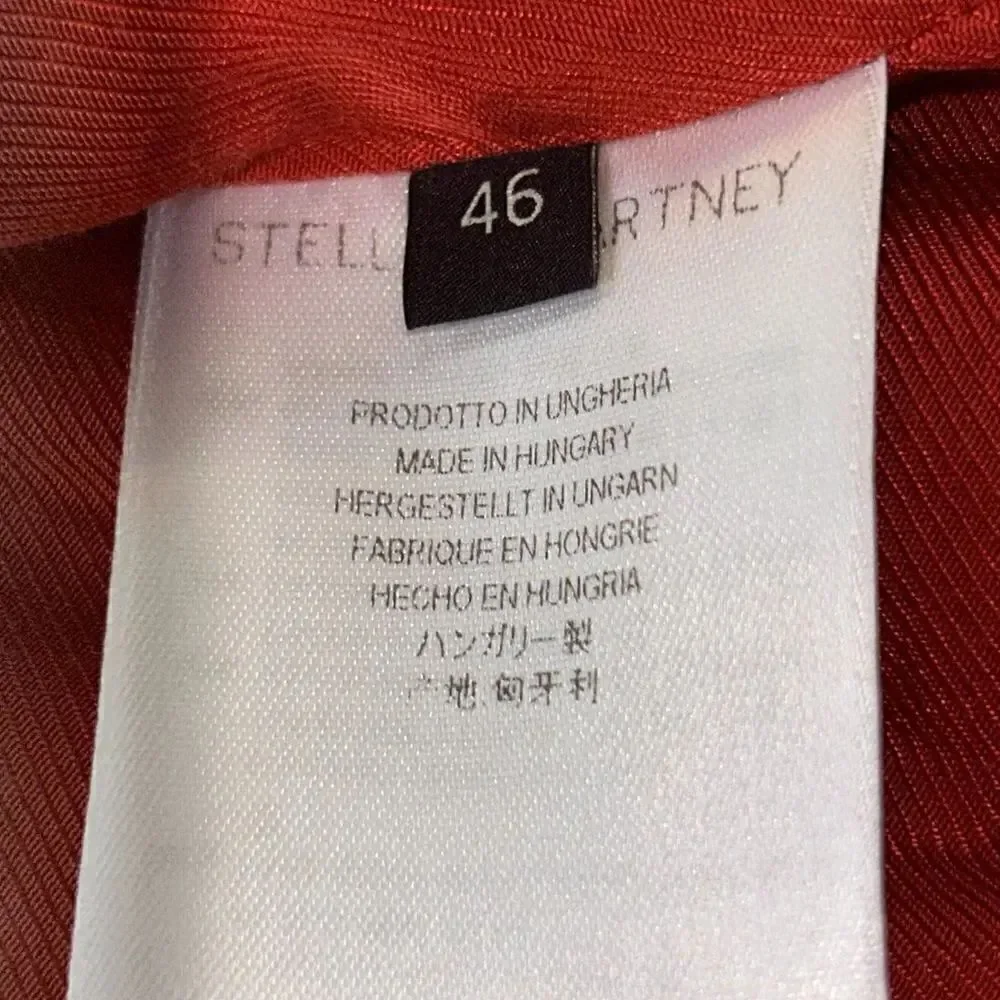 Ferrari 🏎️ Red Wool Blazer by Stella McCartney. Chic! 4 Convenient pockets!